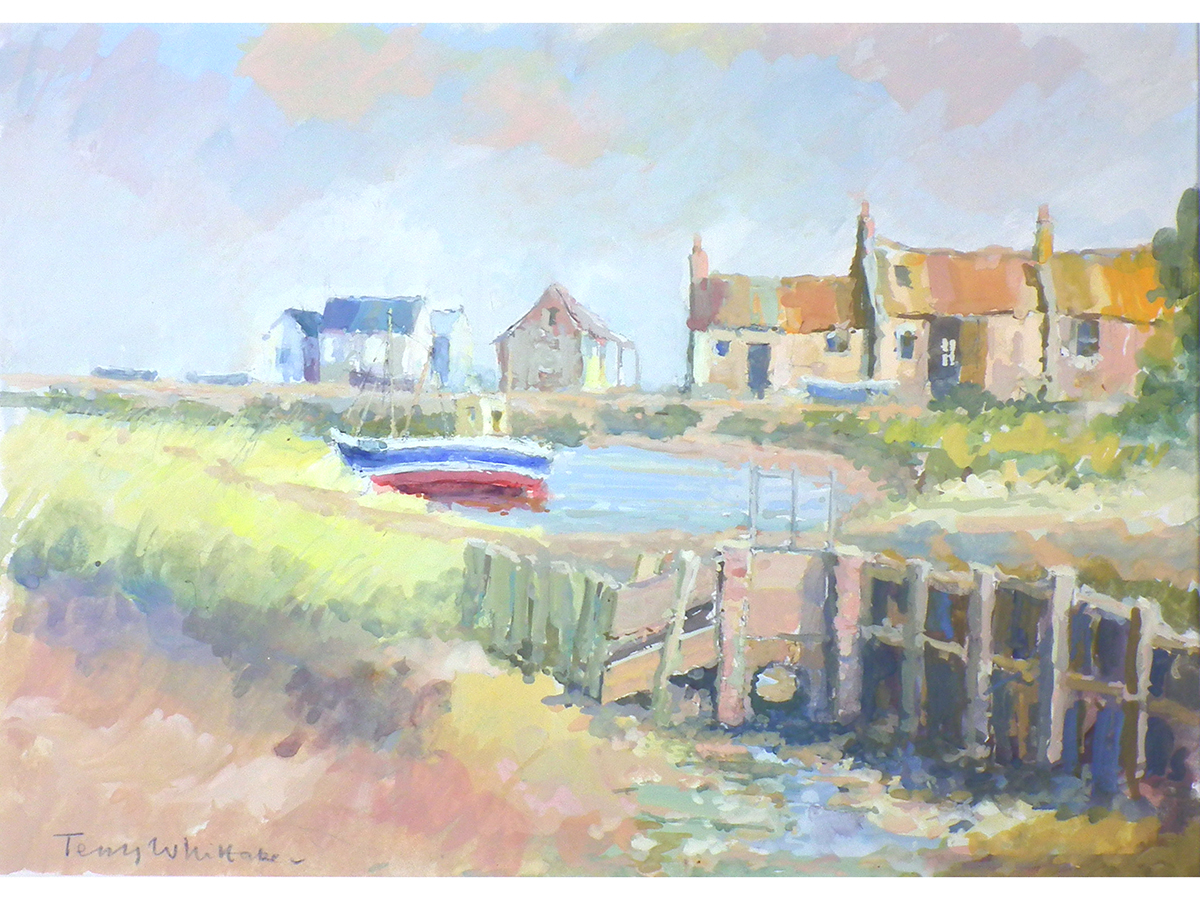 Terry Whittaker, Brancaster, Gouache