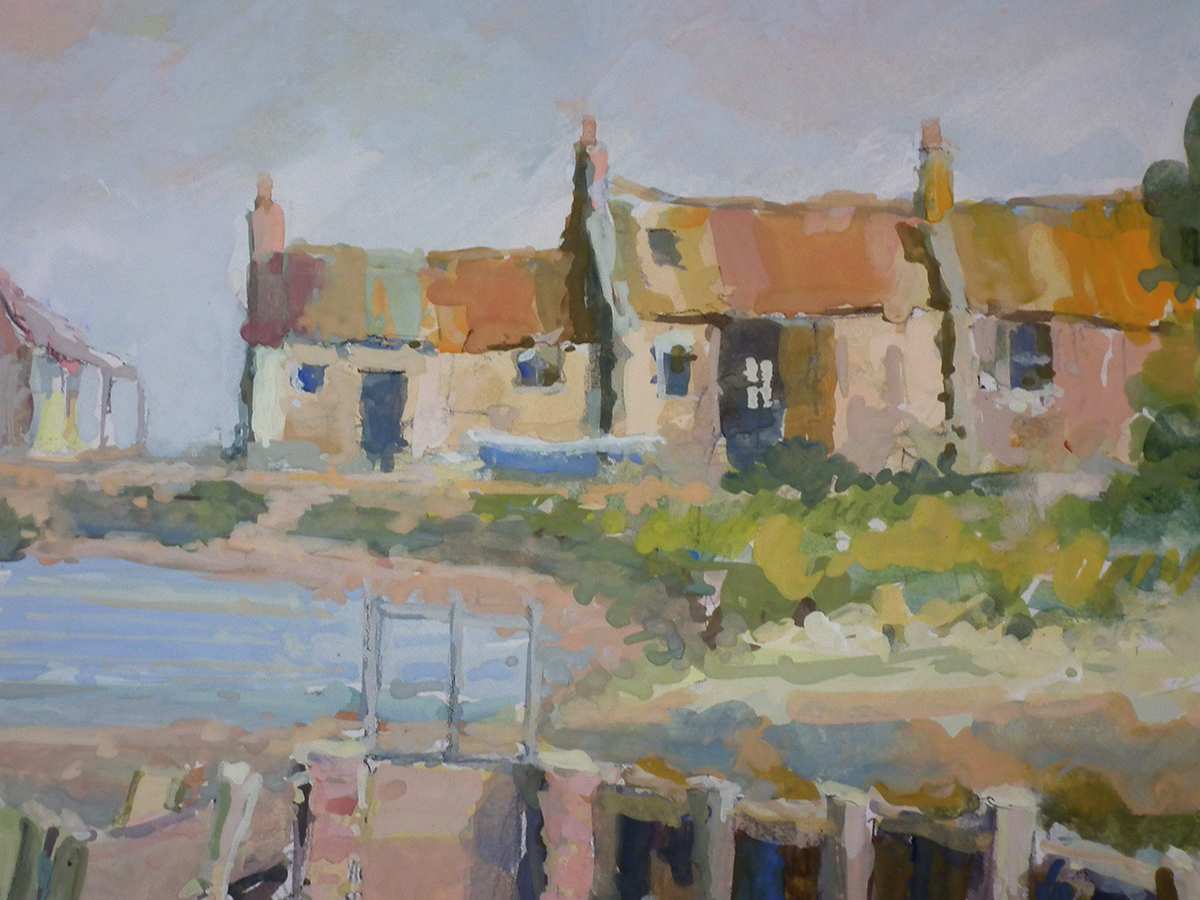 Terry Whittaker, Brancaster, Gouache