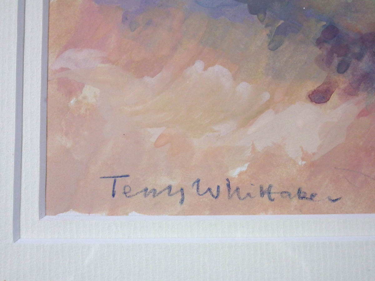 Terry Whittaker, Brancaster, Gouache