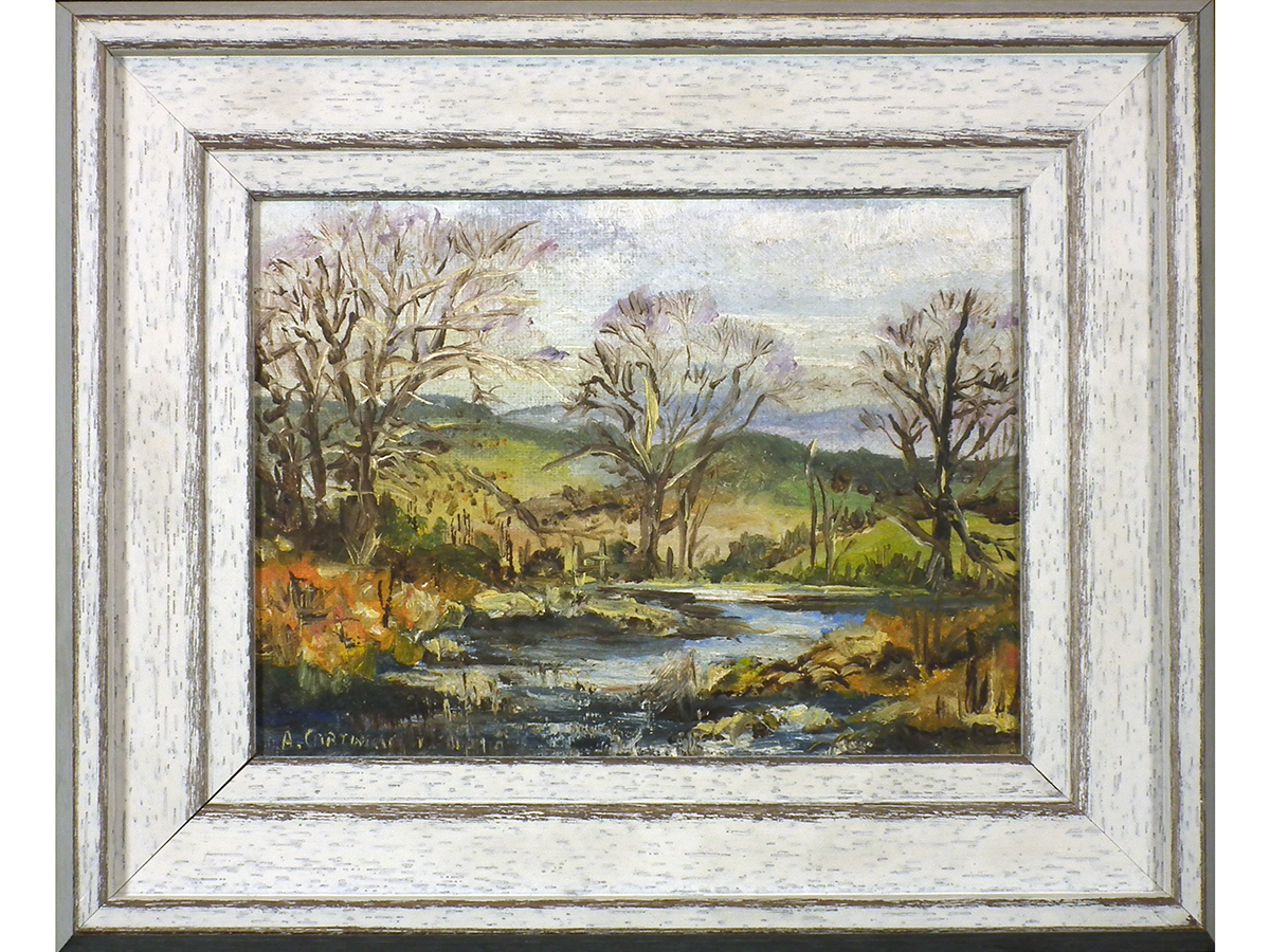 A Cartwright, Woodland Landscape, Oil on board