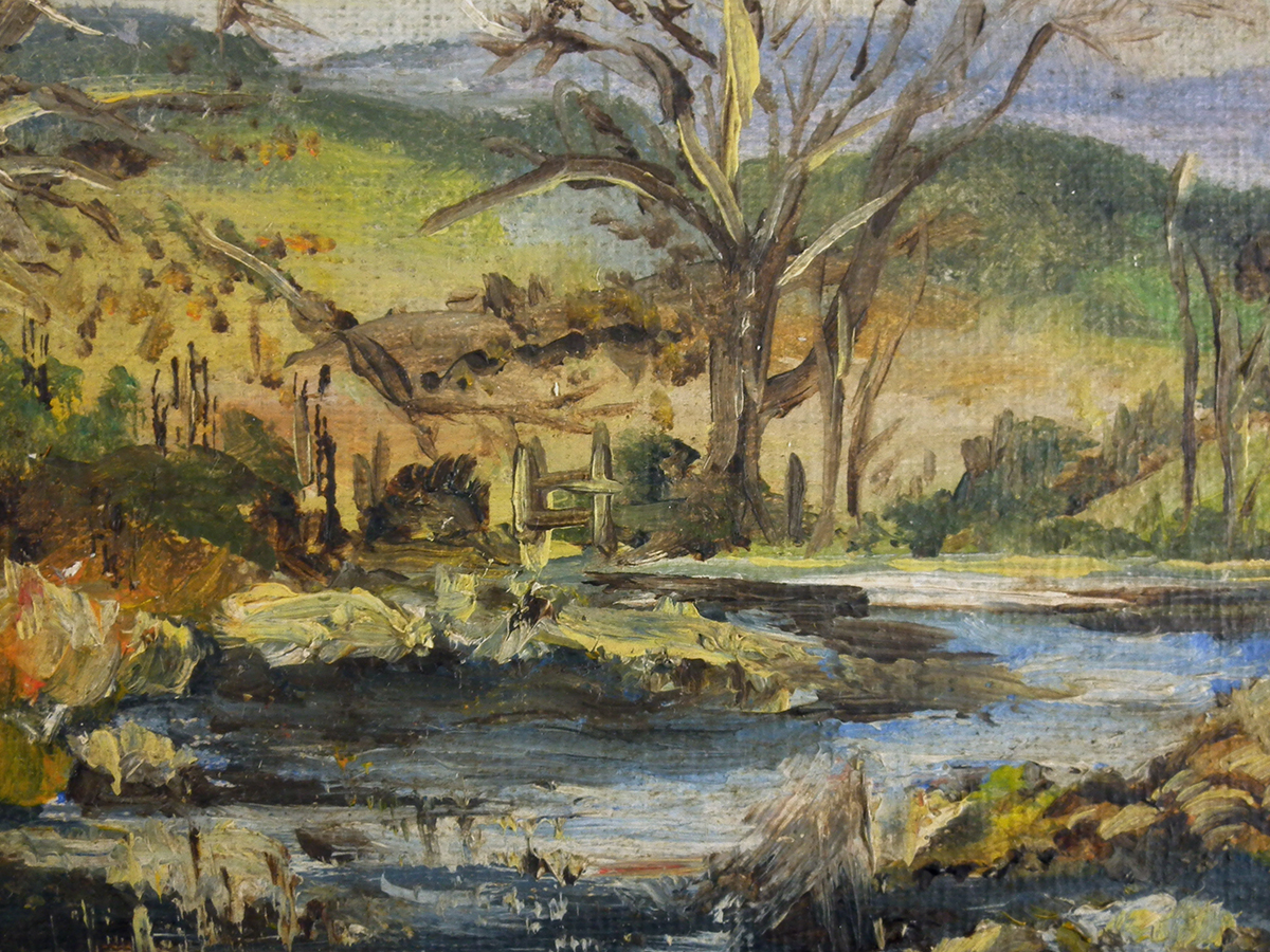 A Cartwright, Woodland Landscape, Oil on board