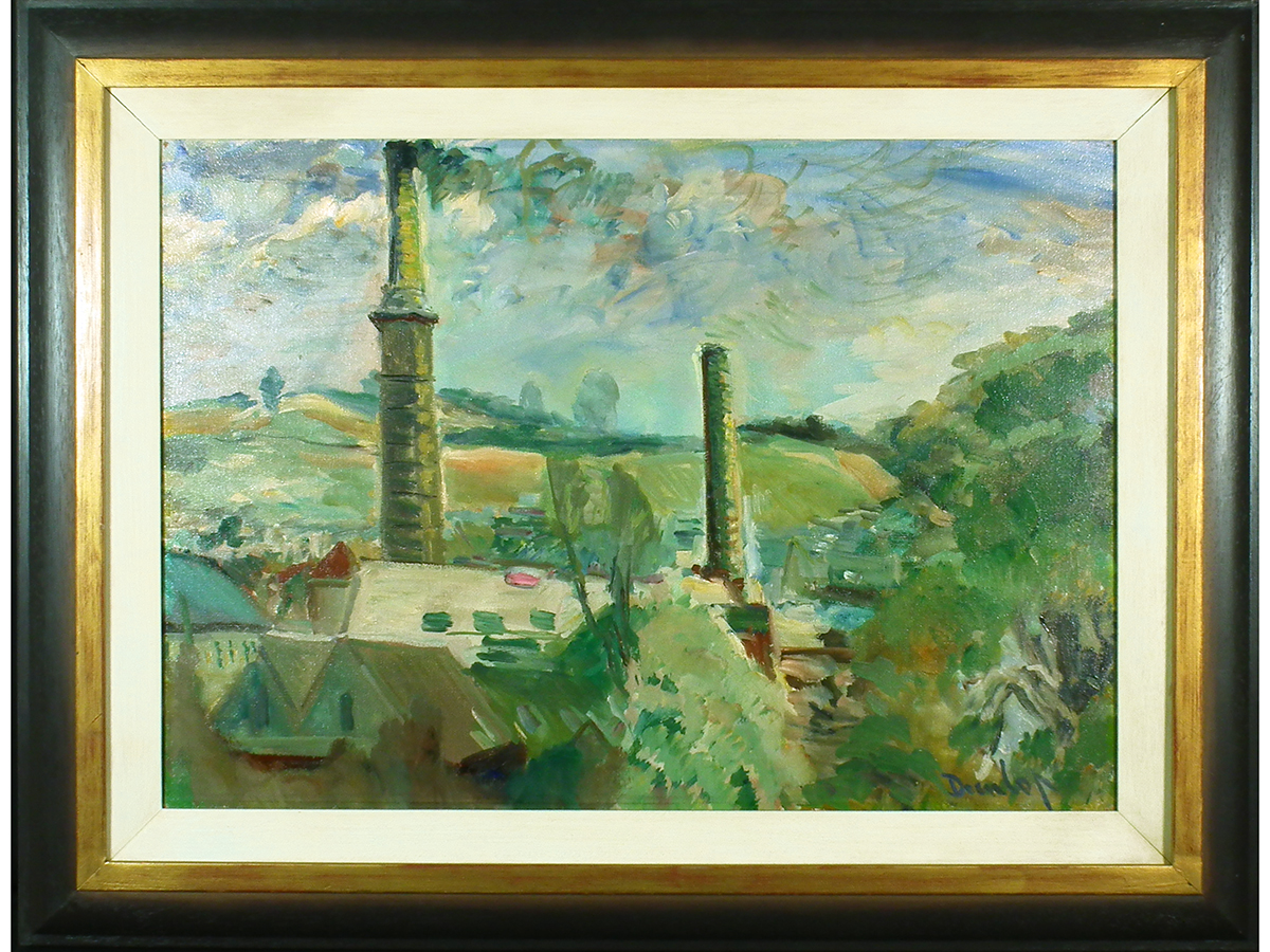 Ronald Ossory Dunlop, Cornish Tin Mines, Oil on Canvas