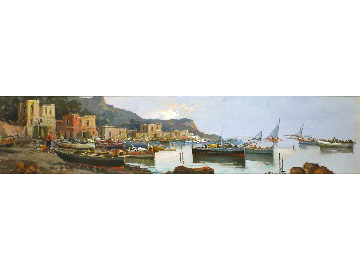 Esposito, Amalfi Coast, Oil on canvas