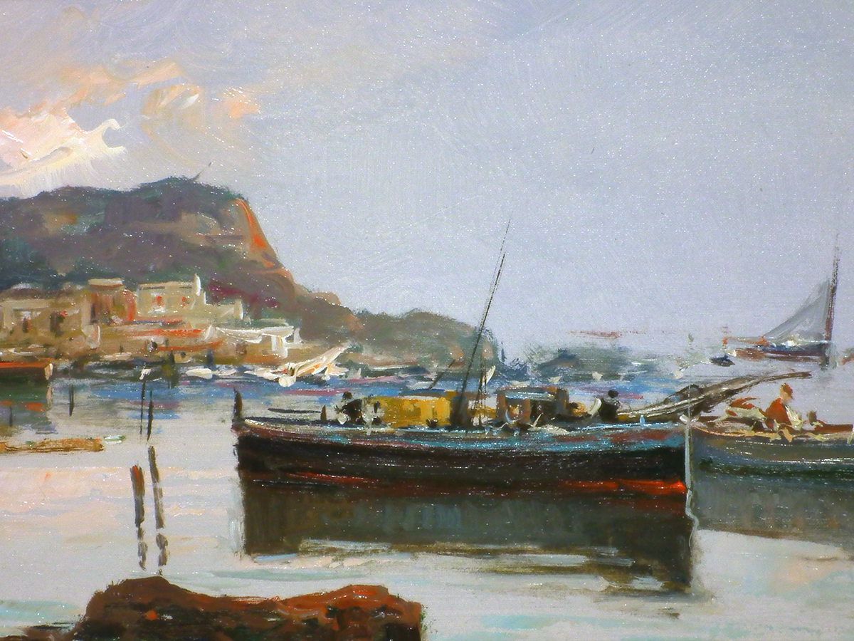 Esposito, Amalfi Coast, Oil on canvas