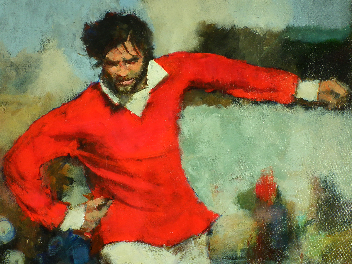 George Best, Oil Painting, Stephen Wild, Icon, Manchester United