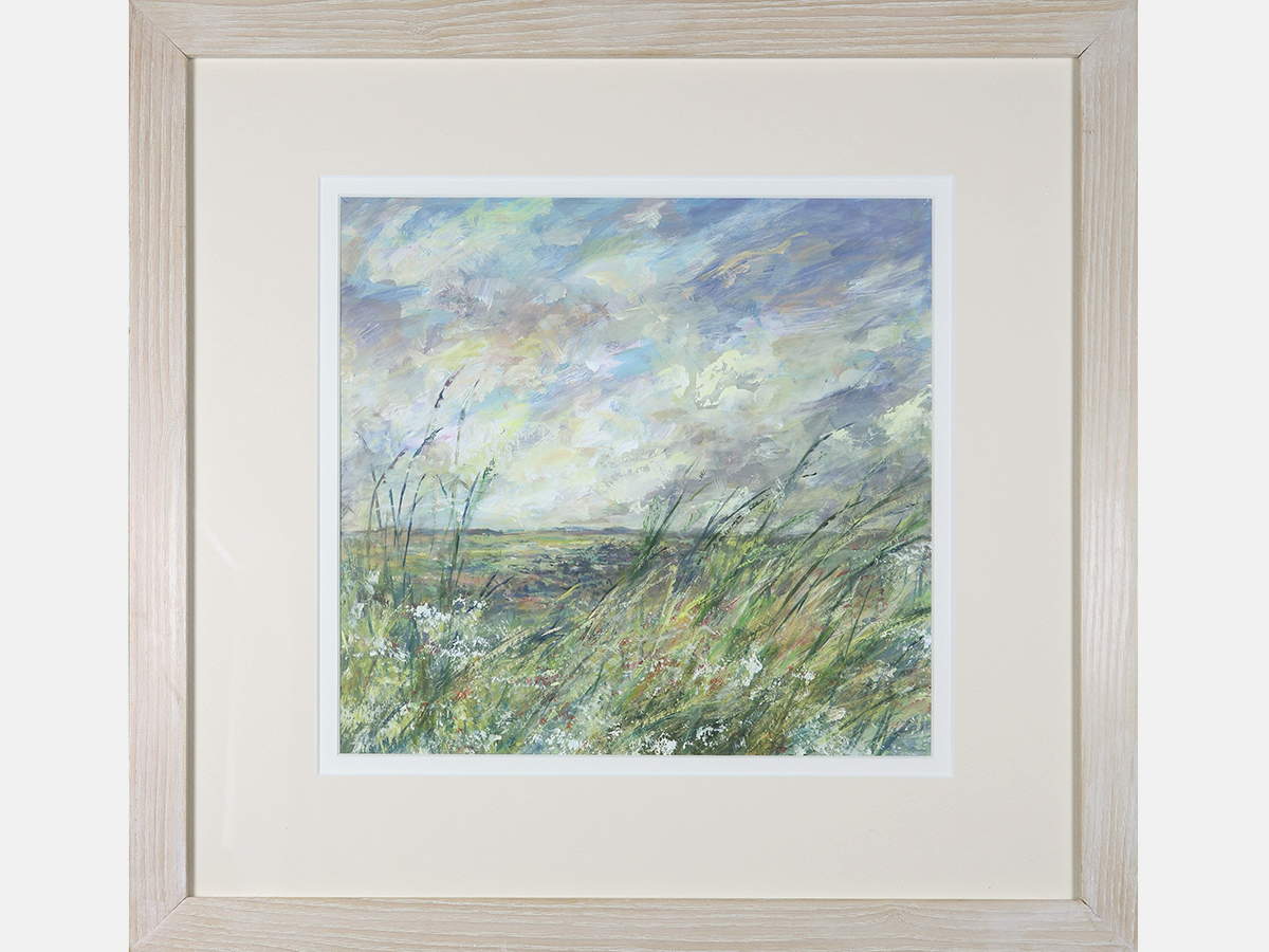 Mike Jones, Contemporary Landscape, British School Acrylic, Framed