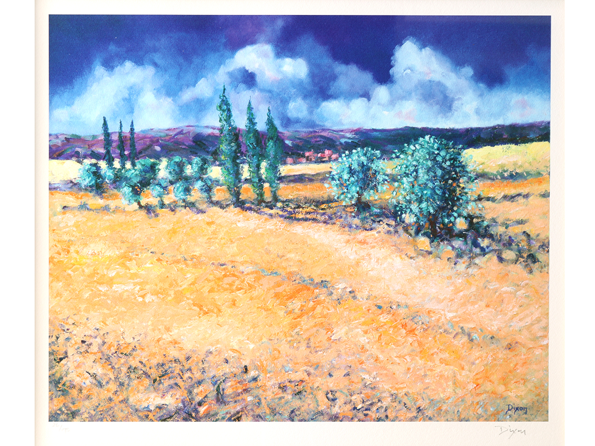 Kevin Dixon, The Olive Grove, Limited Edition Signed Print