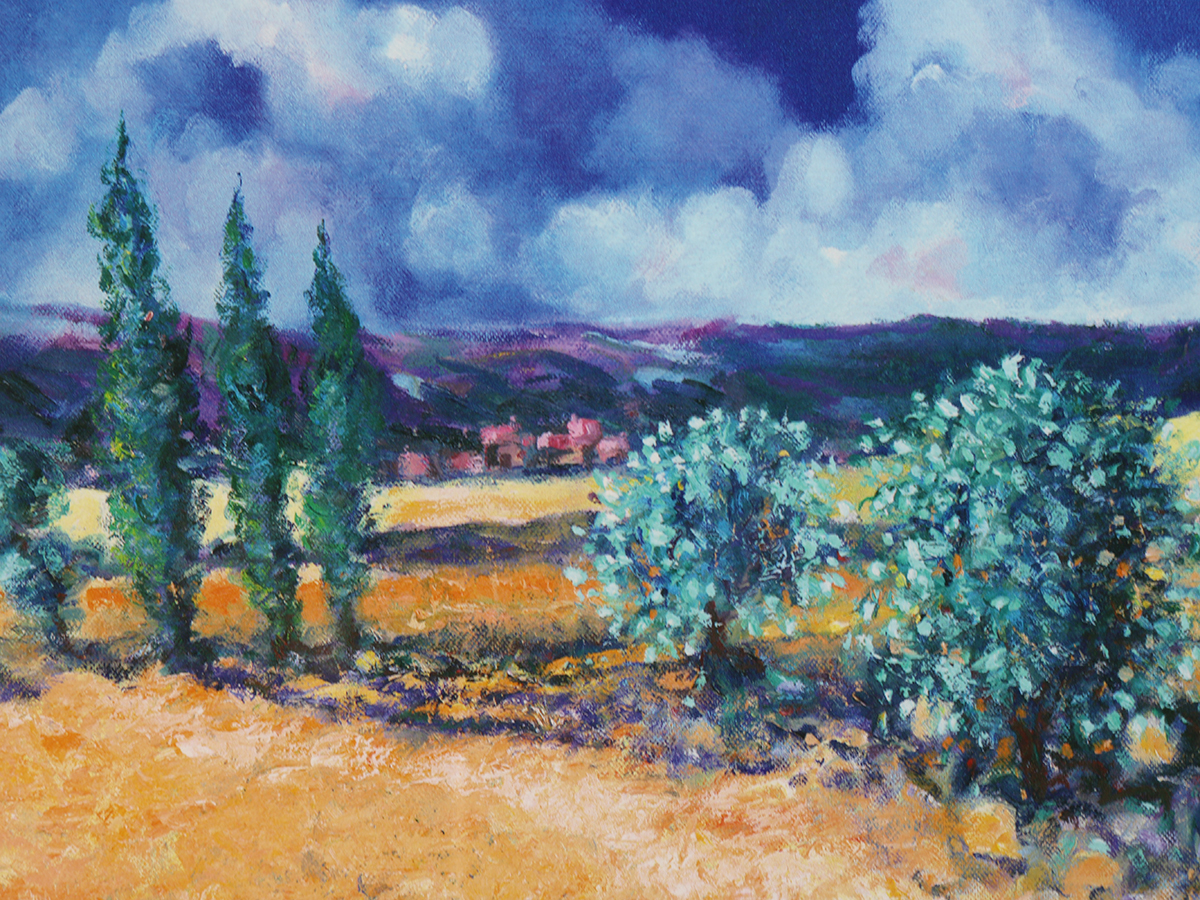 Kevin Dixon, The Olive Grove, Limited Edition Signed Print