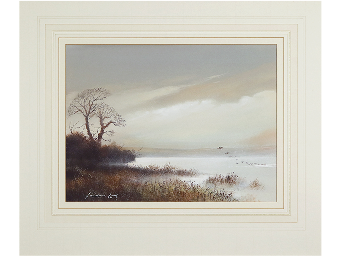 Gordon Lees, Watercolour, River Landscape
