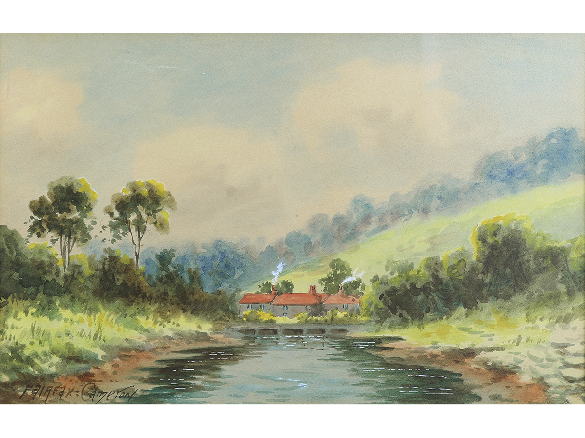 Fairfax Cameron, Sandsend, Nr Whitby Yorkshire Watercolour & Gouache painting