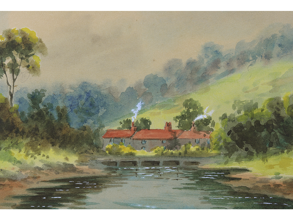 Fairfax Cameron, Sandsend, Nr Whitby Yorkshire Watercolour & Gouache painting