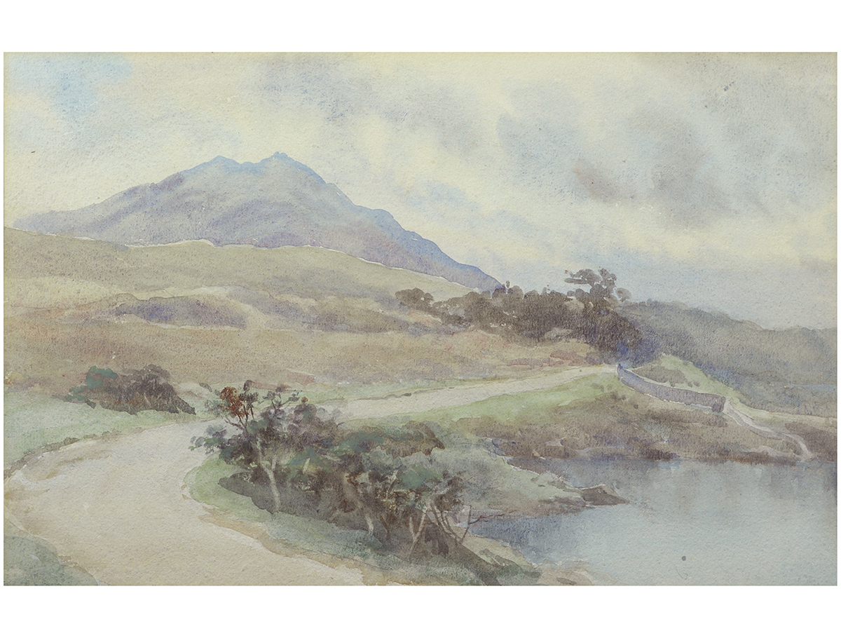 Irish Mountain Landscape - Watercolour