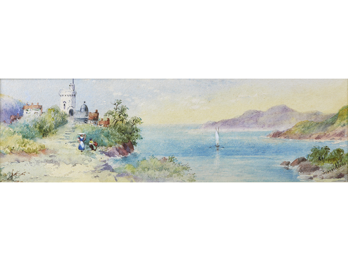 Antique Miniature Watercolour painting