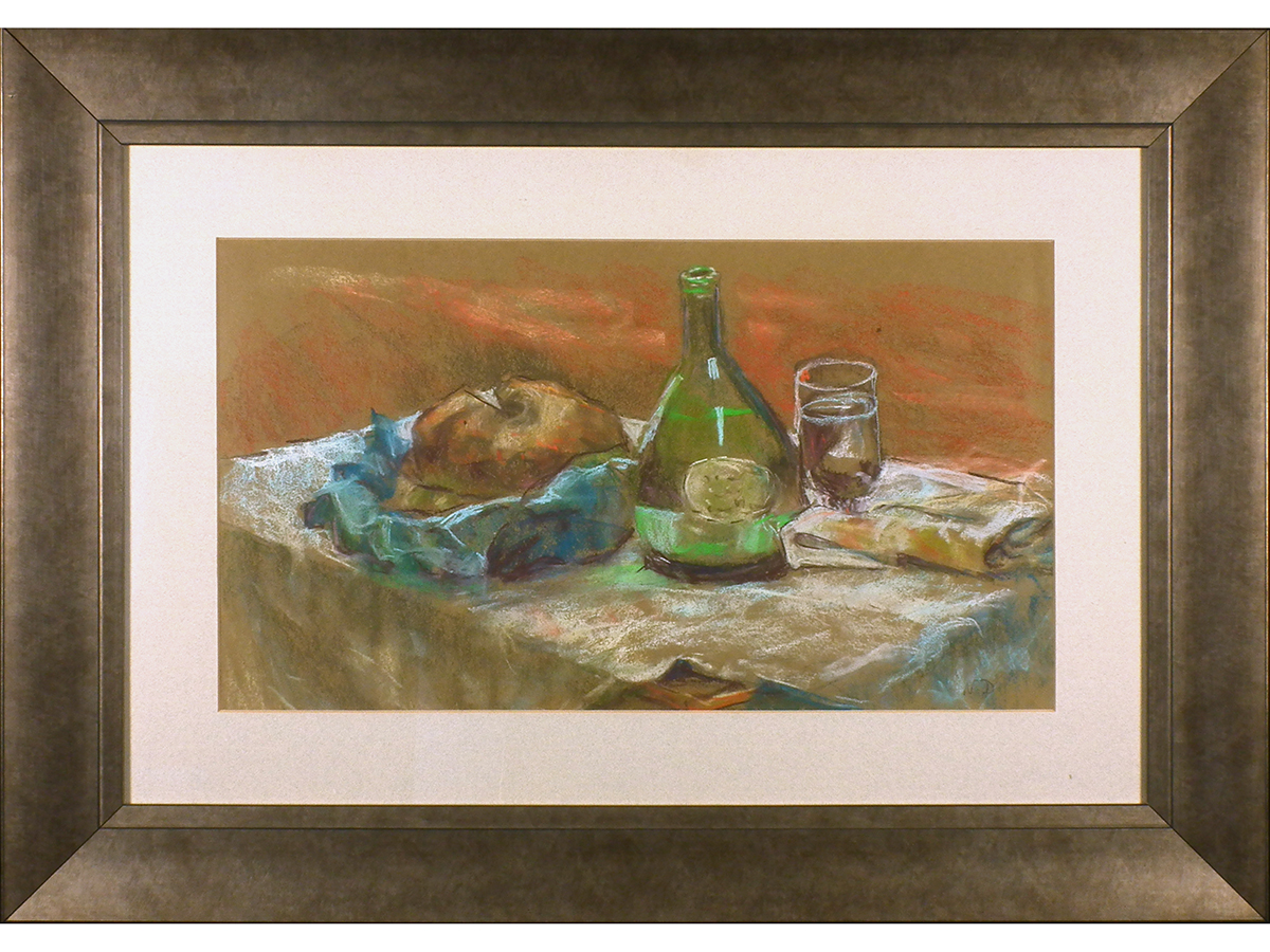 Still Life 'Bread & Wine'