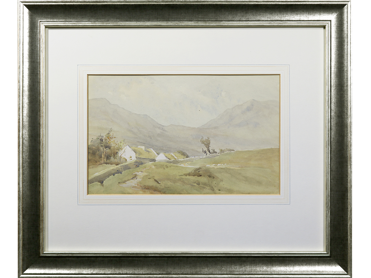 Mountain Landscape with Cottages